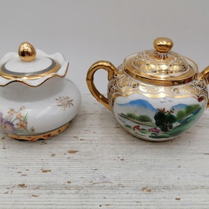 Vintage Macau Sugar bowl, Japan Rare sugar bowl, Collectible sugar bowl,Japan sugar bowl, sugar bowl with handles