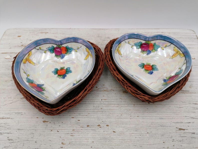 2er-Set Porzellan-Japanschalen, Floralform-Schüssel, Japan-Schüssel, 2er-Set Japan-Schalen, Geschenk-Küchengeschirr, einzigartige Schalen, einzigartiges Geschenk, Bild 11