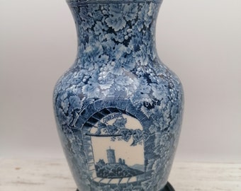 Antique Vase, Blue and White Vase,  Decoration Vase,Godesburg Vase, Home Decor