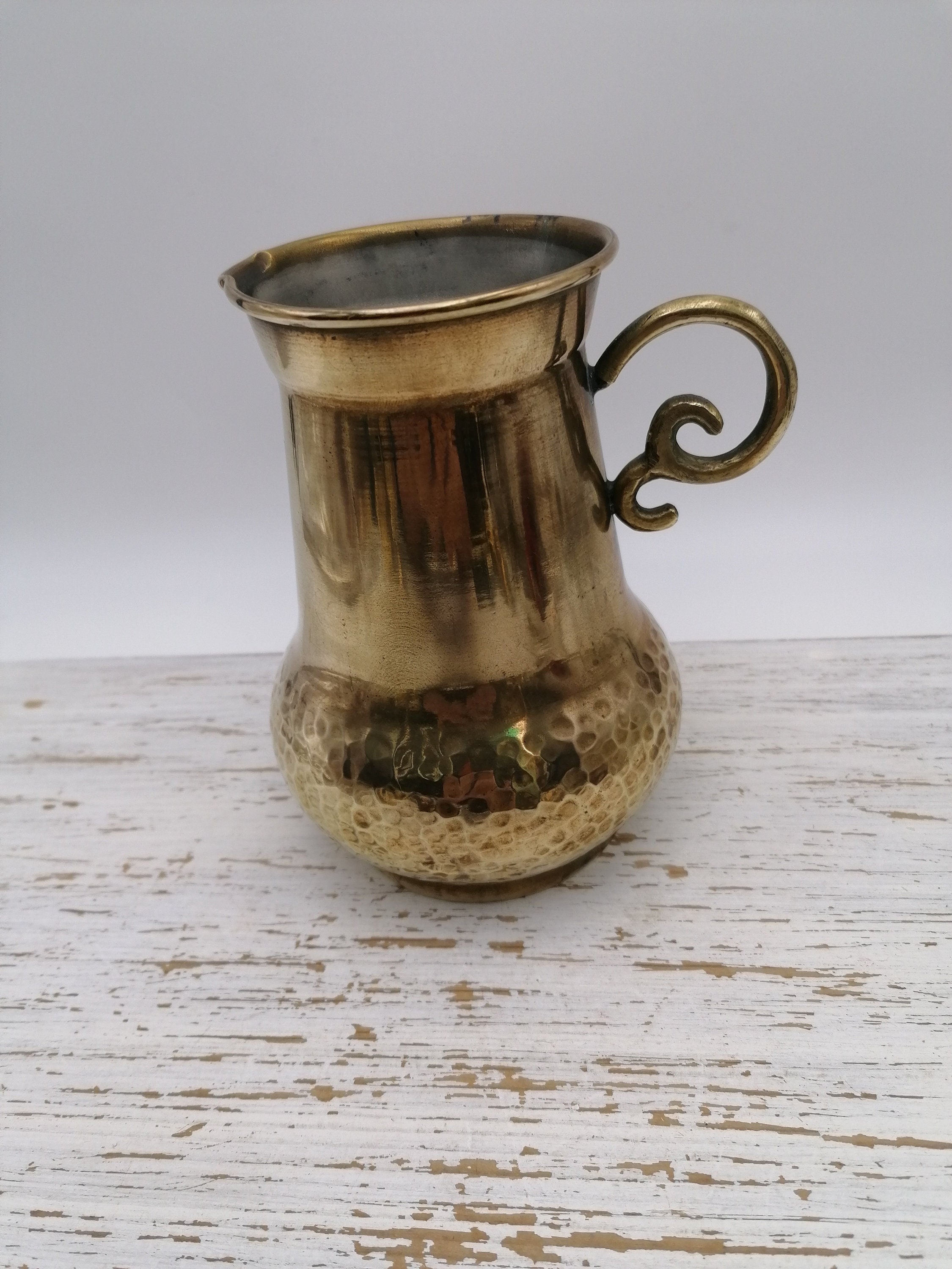 Vintage Water Jug Brass Water Jug Decorative Water Jug Etsy