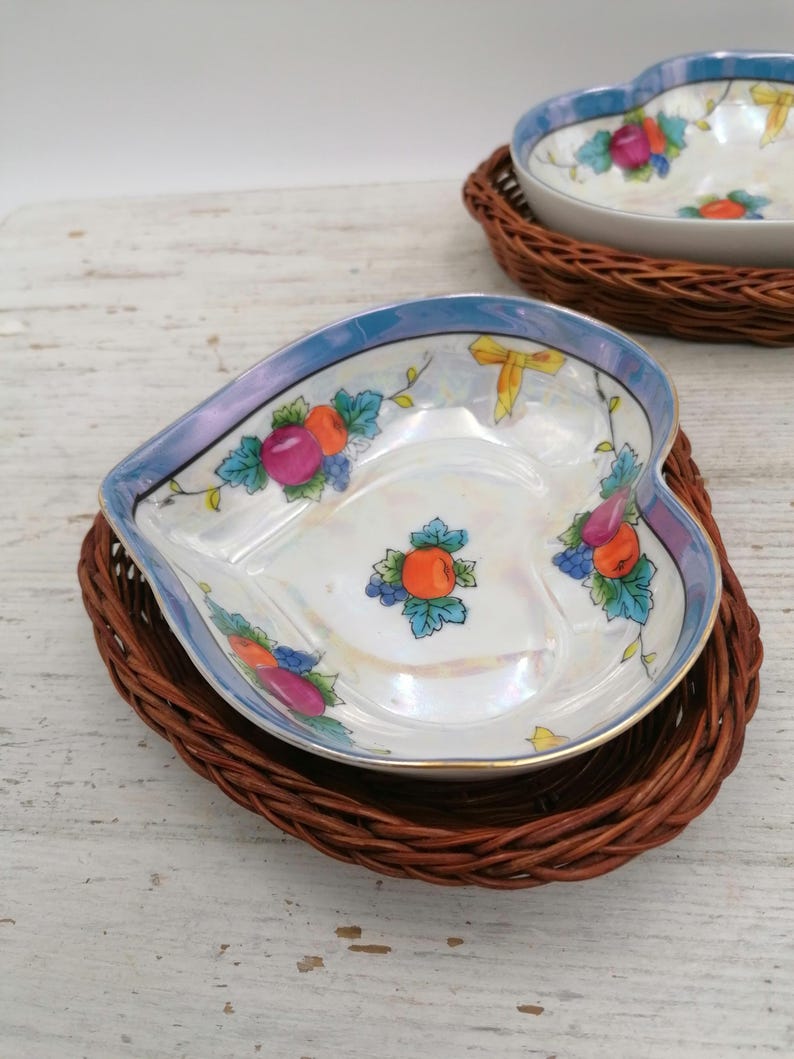 2er-Set Porzellan-Japanschalen, Floralform-Schüssel, Japan-Schüssel, 2er-Set Japan-Schalen, Geschenk-Küchengeschirr, einzigartige Schalen, einzigartiges Geschenk, Bild 7