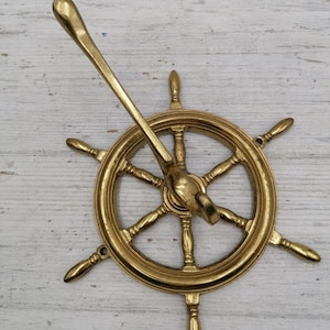 Vintage Solid Brass Wall Hook, Carved Brass Hanger, Clothes Golden Color Hanger, Towel Hook, Home Decor