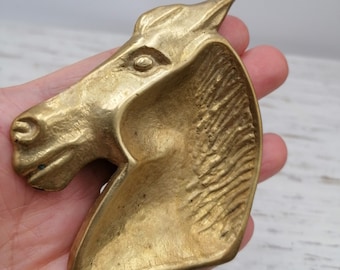 Vintage Brass Ashtray Horse Riders Ornaments - Etsy