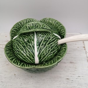 Green cabbage tureen