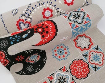 Tea Towel 18.5"×25.5 Portugal Cotton Kitchen Towel, Rooster Decorative Towel, Traditional Portuguese Decor Towel, Portuguese Gift