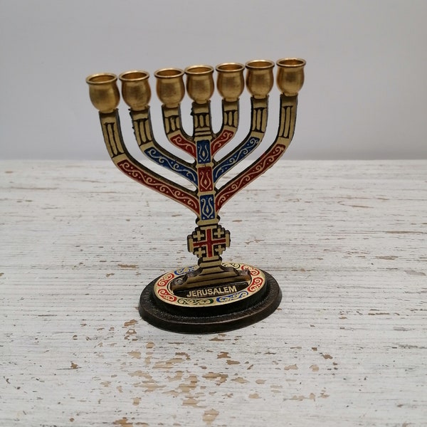 Brass Menorah Etsy