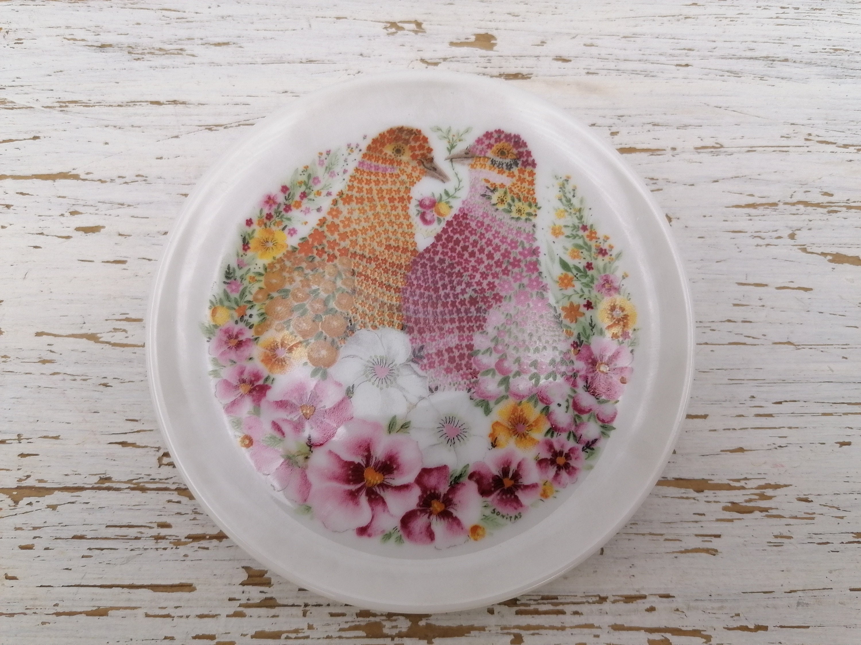 Set von 2 kleinen Porzellan Tellern Set kleine Teller Par | Etsy