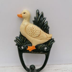 Vintage Cast Iron Rustic Hook,Duck Hook