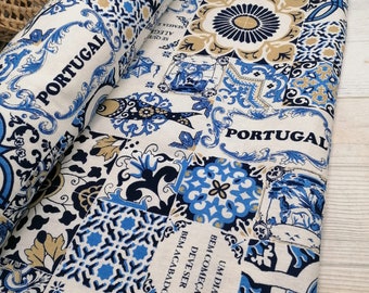 Portoghese 133"×58"Tovaglia, tovaglia da cucina, tovaglia decorativa dal Portogallo, regalo portoghese
