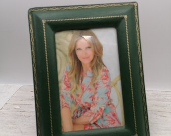 Vintage Photo 6"×8"frame,verde Frame, Antique Photo Frame,rare photo frame