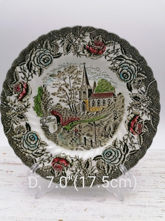 イギリスのヴィンテージ7インチプレート、英国アンカープレート