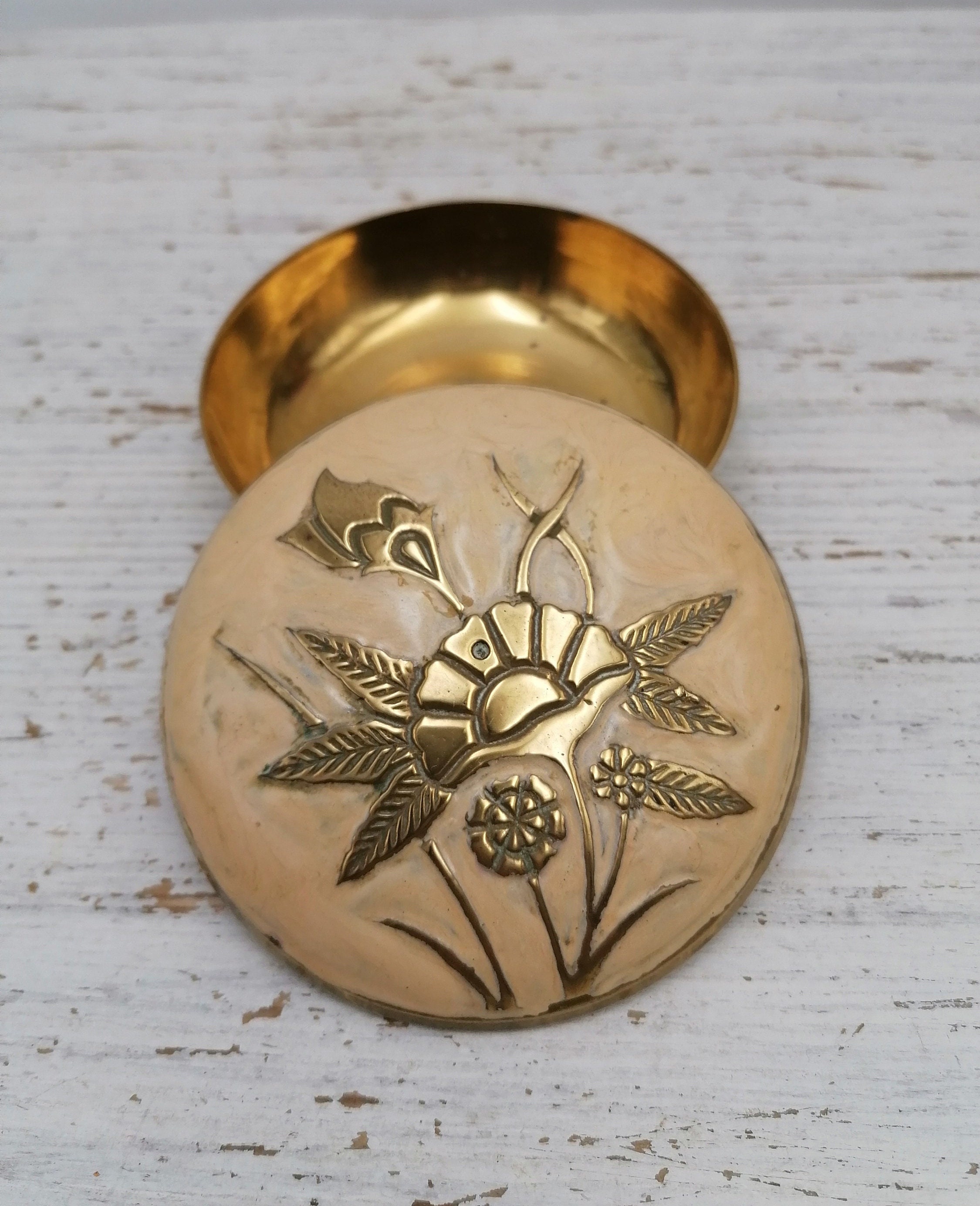 Pendentif Porte-Cylindre En Laiton Ouvrable - Mini Pot Vintage Porte-Clés Déco Pour Sacs Et Accessoires