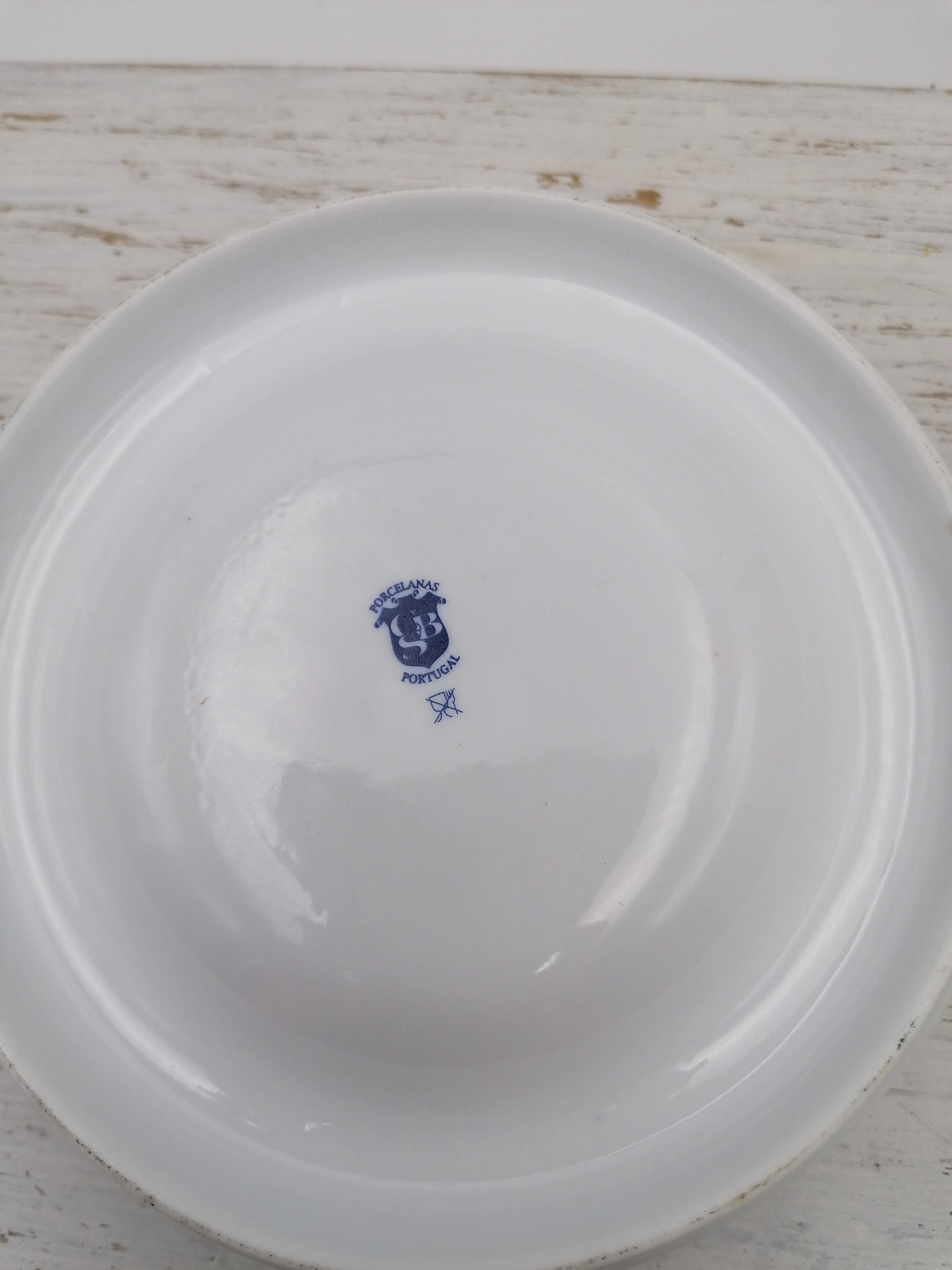 ヴィンテージ磁器灰皿、4本タバコ灰皿、花飾り灰皿、コレクション灰皿