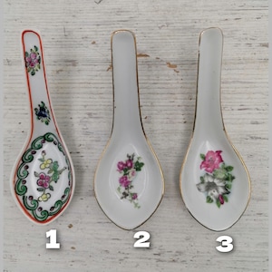Vintage Chinese Spoon, Chinese Spoon, Chinese Porcelain Spoon