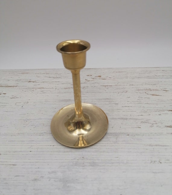 Vintage Small Brass Candle Holders Vintage Brass Candlestick Small Brass  Candlestick -  Canada