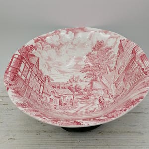Vintage 9.5&quot;Soup Salad Bowl, Enoch Wedgwood  deep Bowl,England salad deep Bowl, English Kitchen Utensils, Old English Village