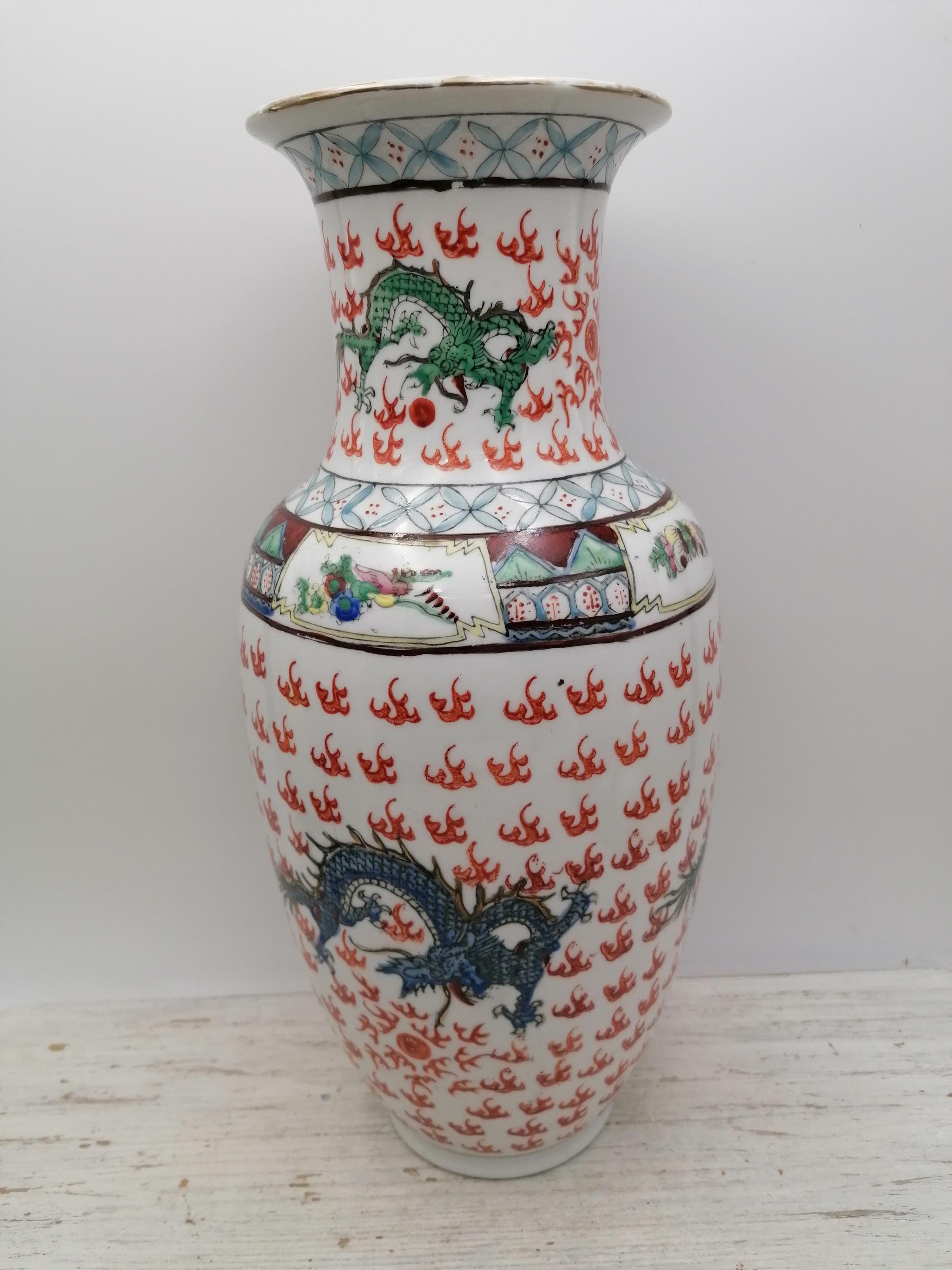 Dragon chinese vase - Etsy 日本