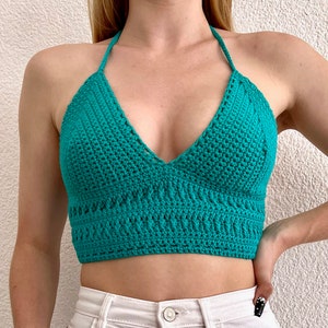 Crochet Bralette for Women, Crochet Crop Top, Birthday Gift.