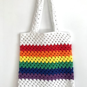 Borsa all&#39;uncinetto pro la Spesa, Regalo di San Valentino Gay, Gadget Dell&#39;Oroglio, Regalo di Compleanno.