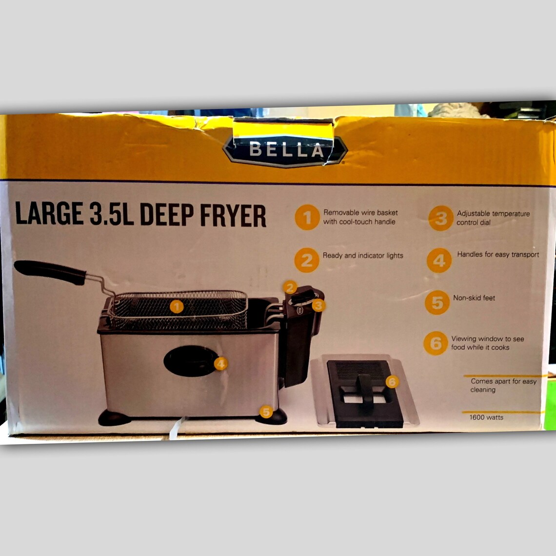 Sensio Bella 3.5Liter Deep Fryer Etsy