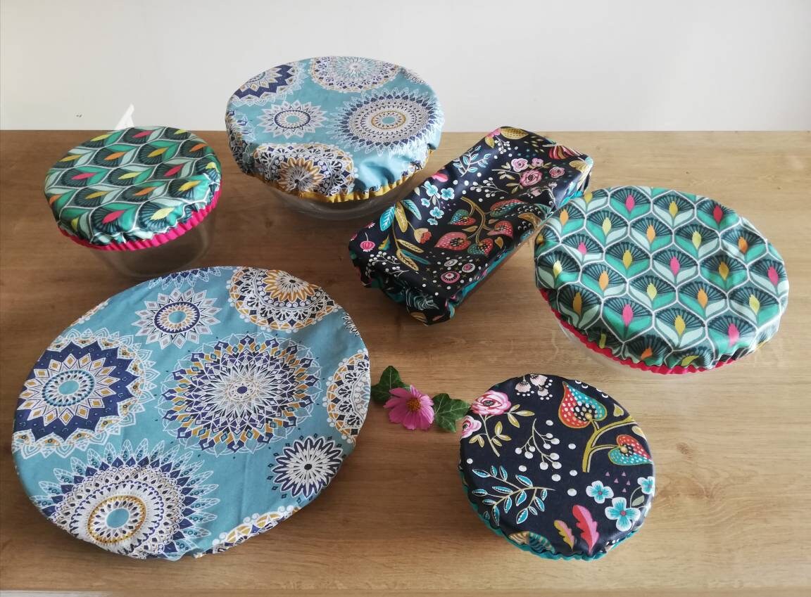 Charlotte/Couvre Plat en Tissu Pour Bol, Saladier, à Tarte...