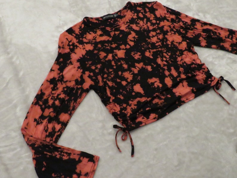 Ruched tie dye top