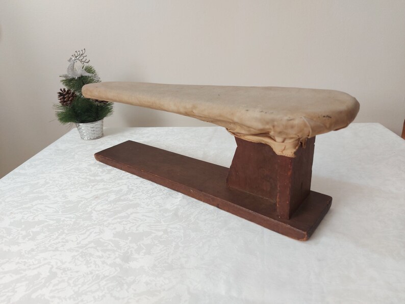 Vintage Primitive Small Wood Table Top Ironing Board Antique Etsy