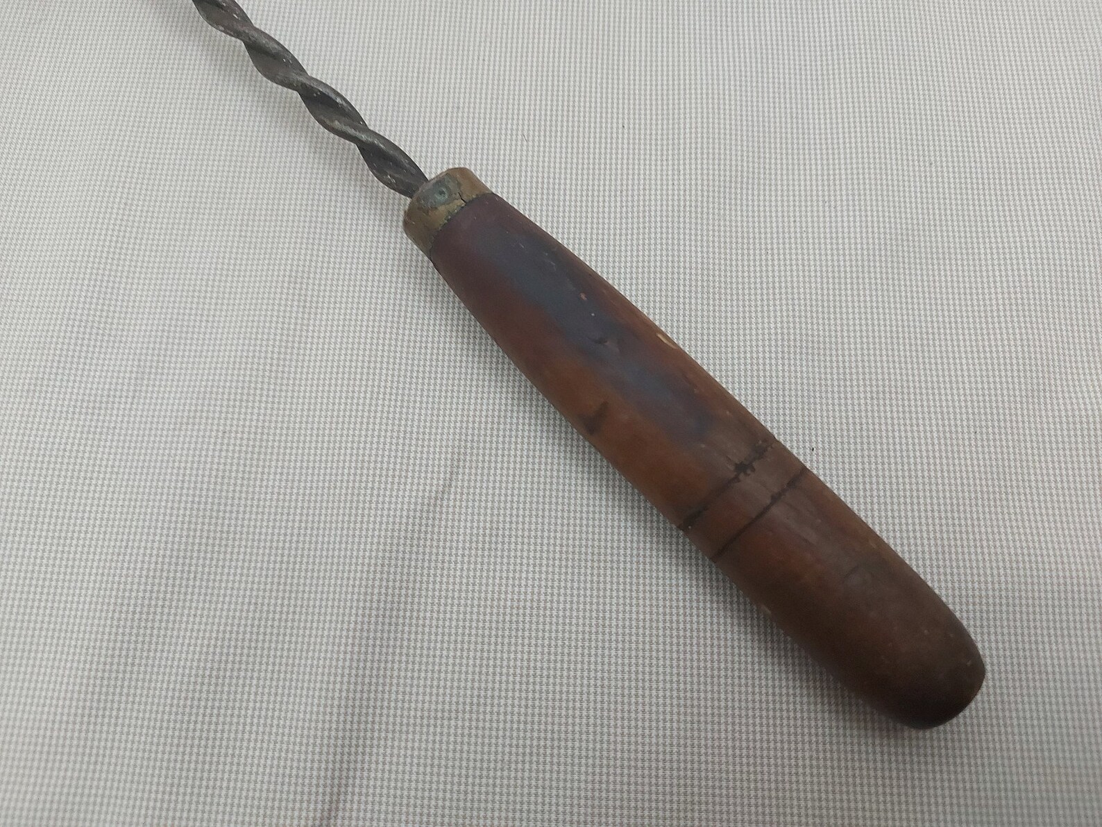 Vintage Kitchen Press Wooden Handle Metal Potato Press Etsy