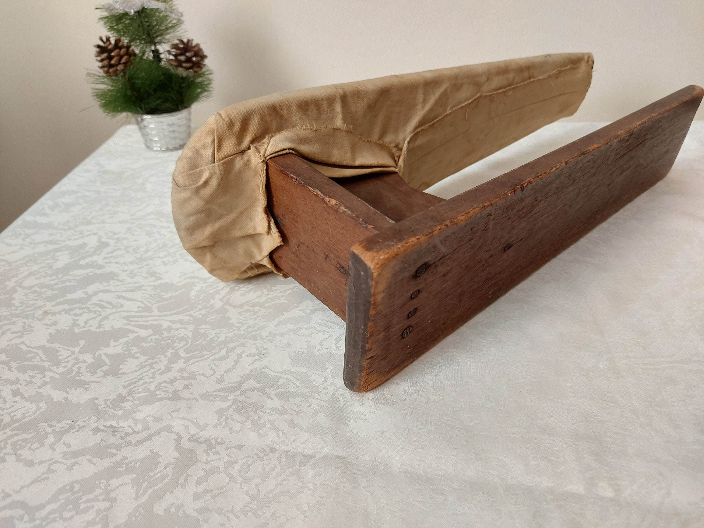 Vintage Primitive Small Wood Table Top Ironing Board Antique Etsy