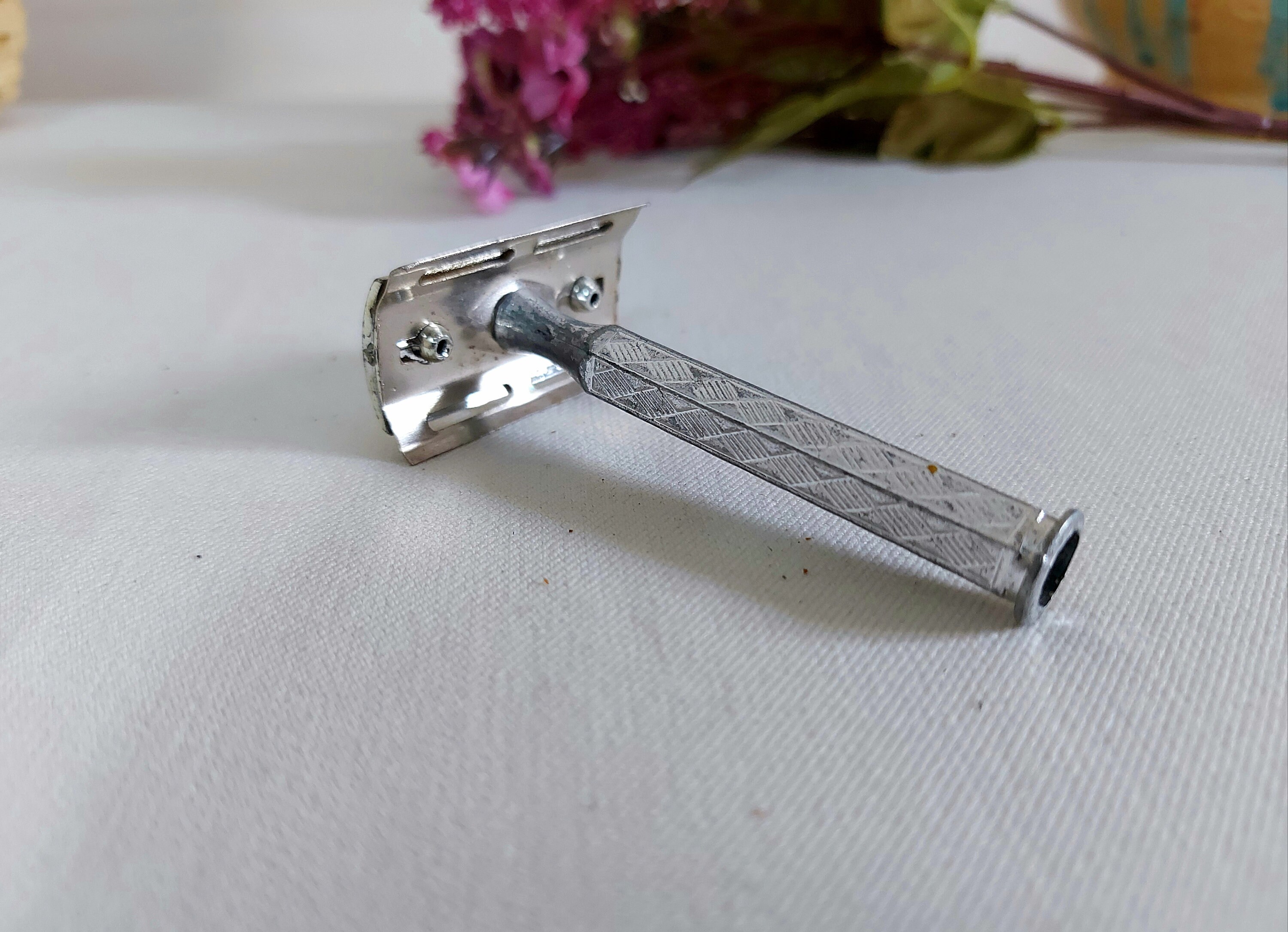 YUMA Razor Slim Handle Safety Razor Changable Bladem Razor Etsy