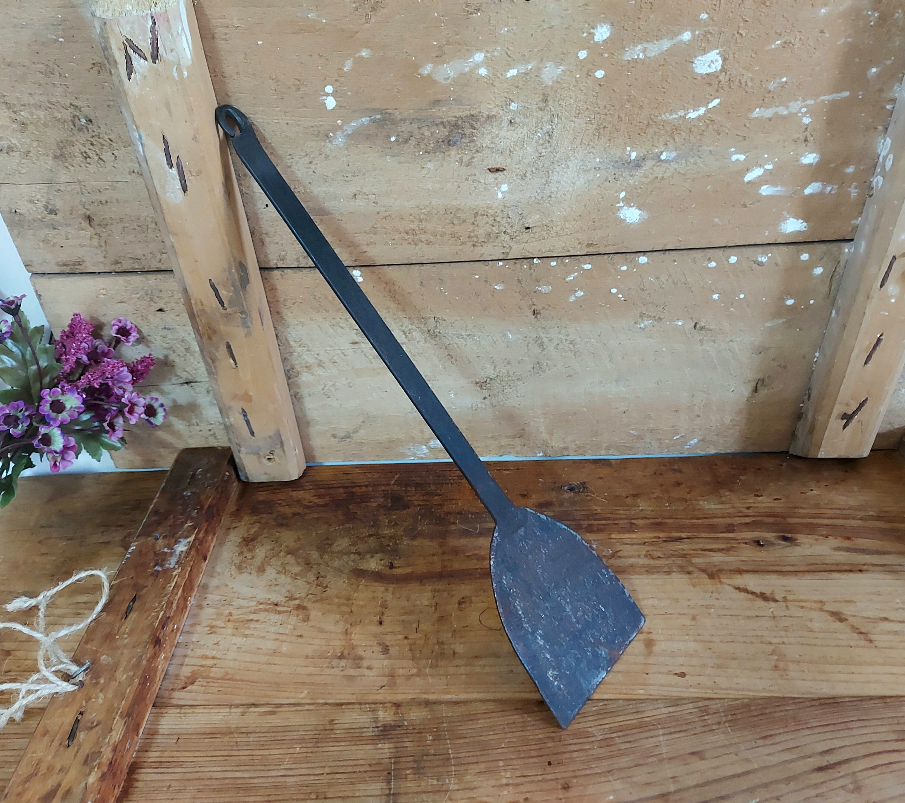 Antique Metal Dough Hand Scraper Cast iron Scraper Antique Etsy
