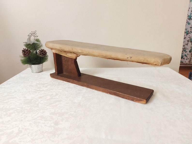 Vintage Primitive Small Wood Table Top Ironing Board Antique Etsy