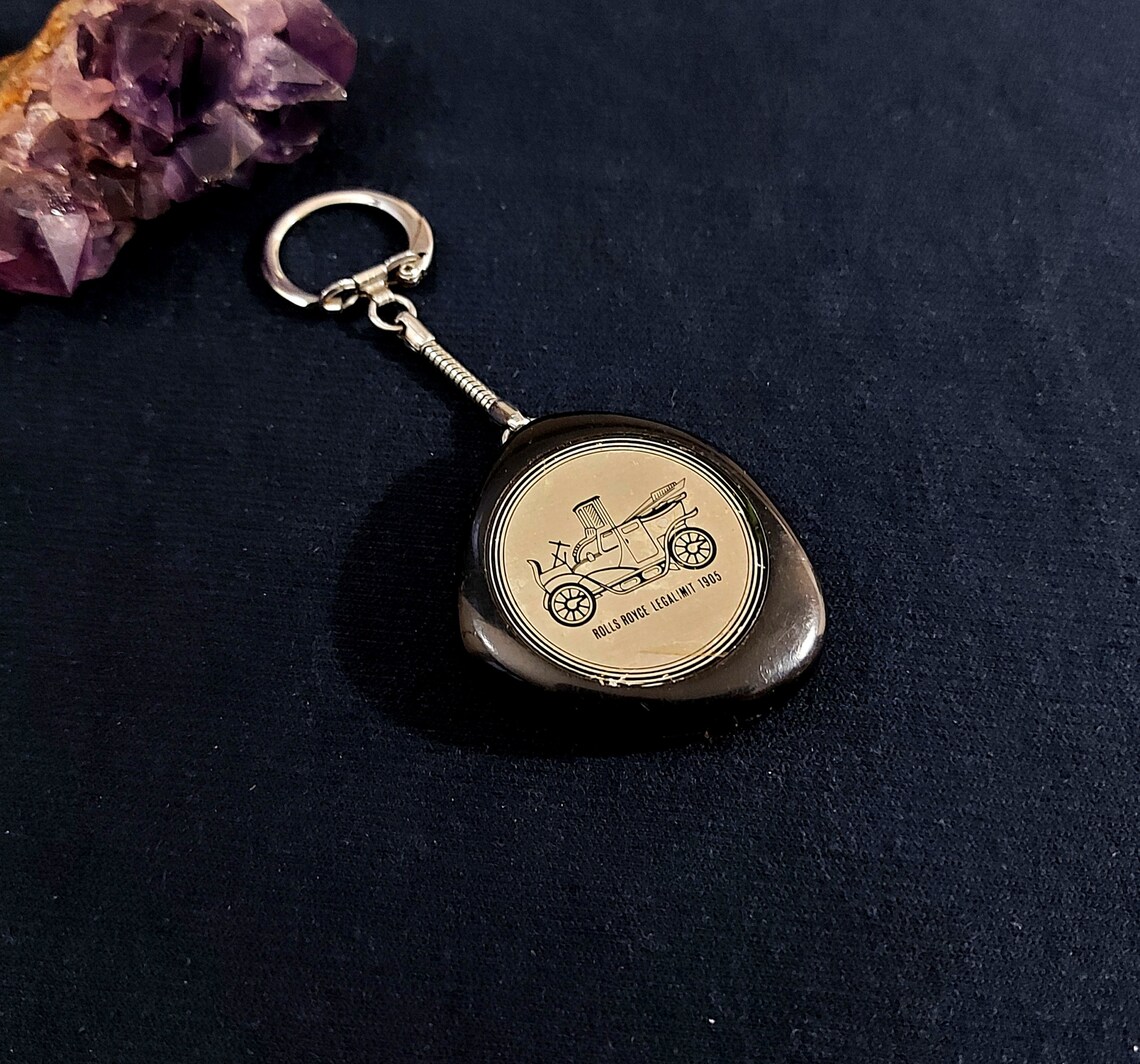 Vintage Rolls Royce Key chain Luxury Car Collector Keychain Etsy