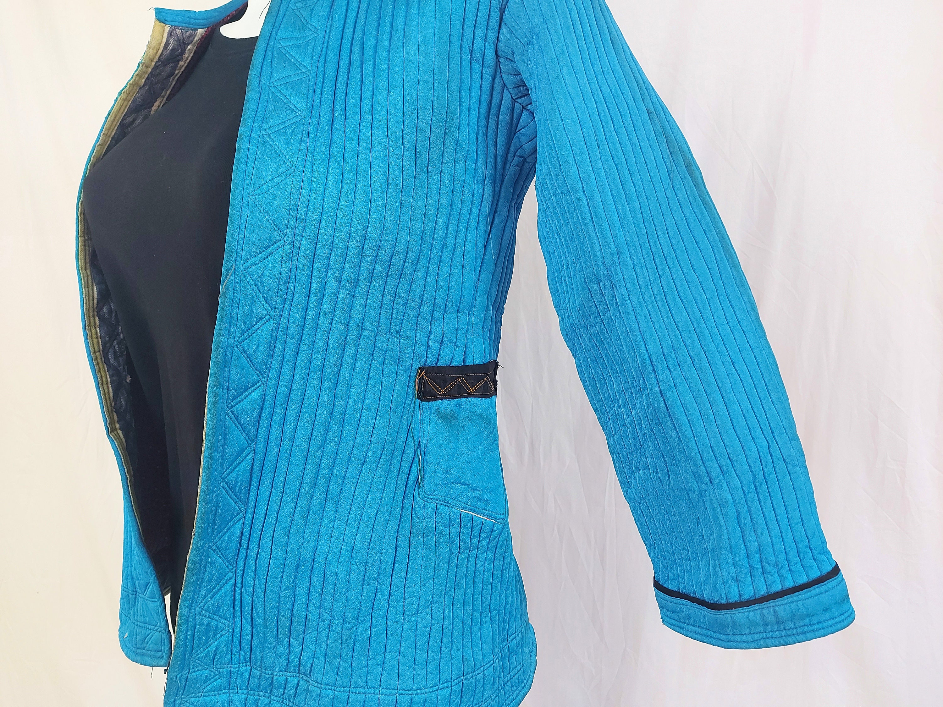 Antique Ottoman Design Jacket Blue Women Vest Traditional | Etsy