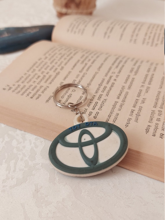 Vintage Toyota Keychain - Japan Car Key Chain - Ra