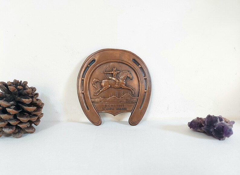 Vintage Copper Horseshoe Gift for Archer Old Turkish Etsy