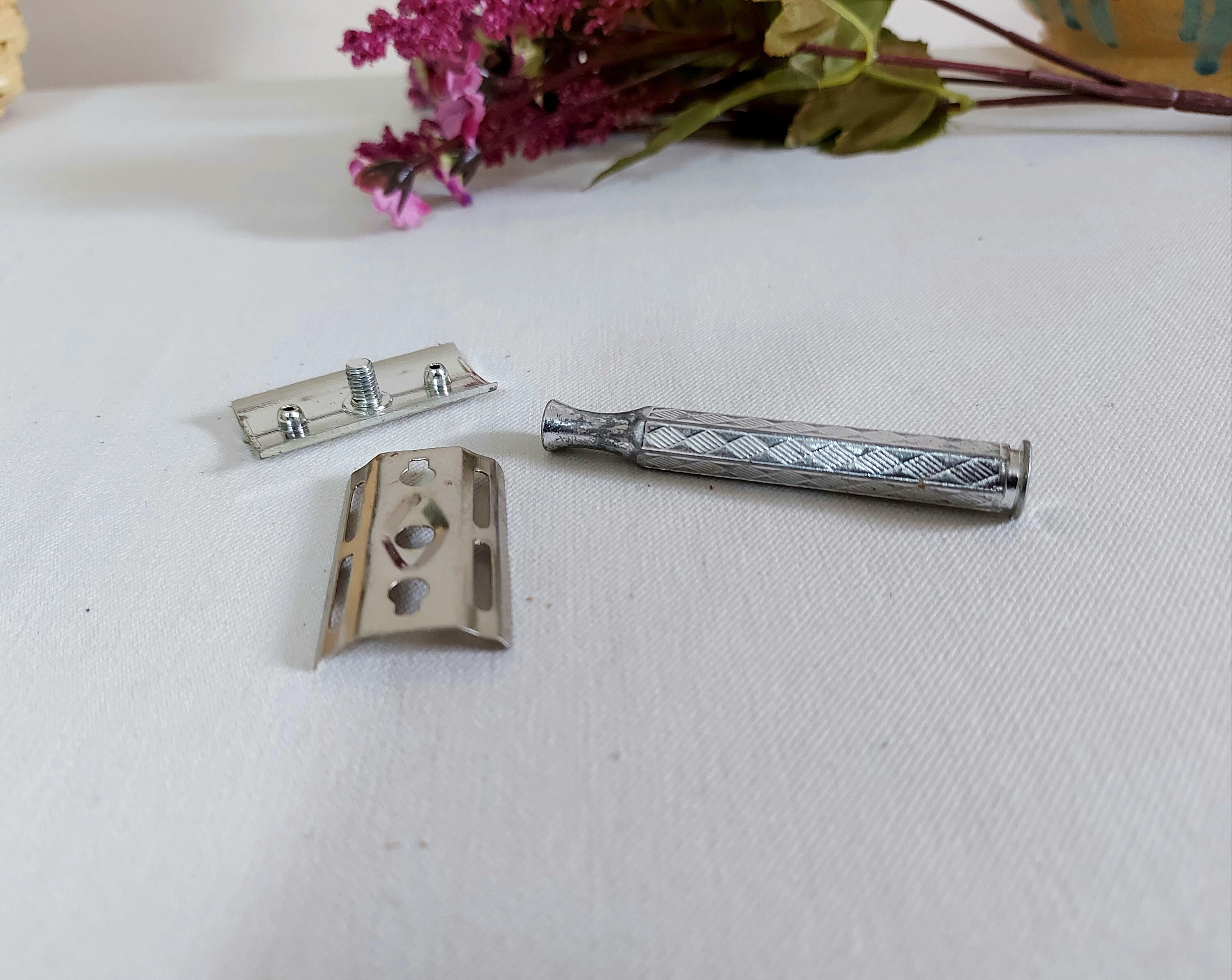YUMA Razor Slim Handle Safety Razor Changable Bladem Razor Etsy