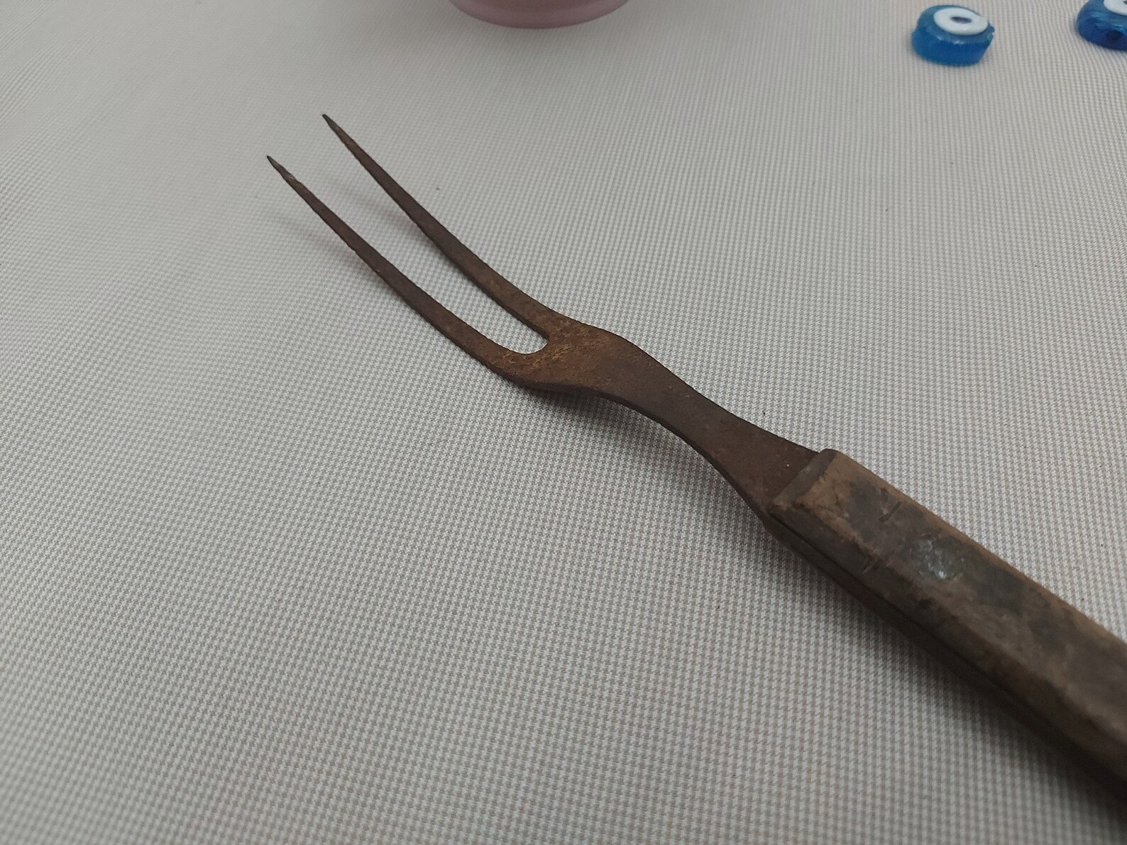 Vintage Long Handle FORK Huge Kitchen Fork Retro Kitchen Etsy