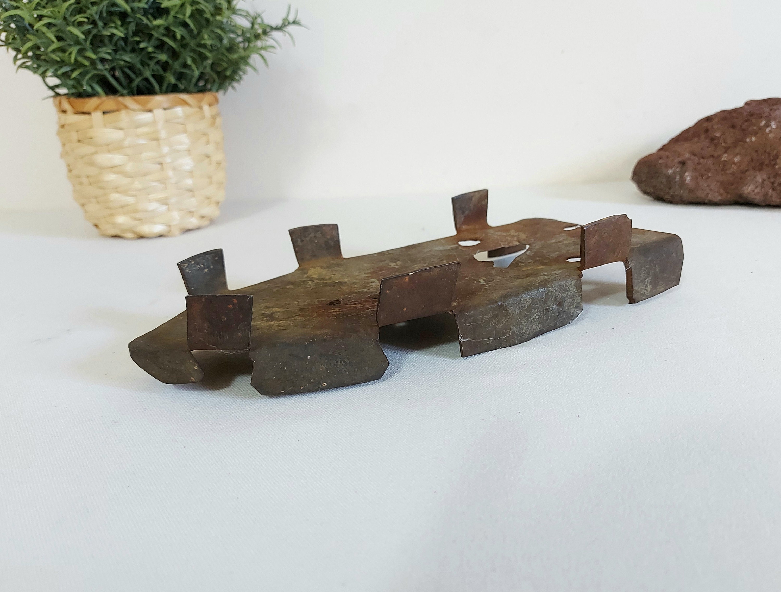 Antique Primitive iron Trivet Wrought iron Trivet Fire Pit Etsy