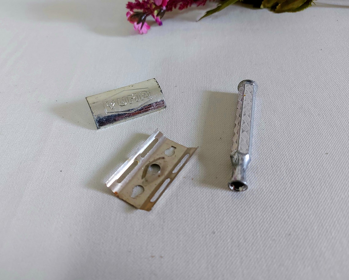 YUMA Razor Slim Handle Safety Razor Changable Bladem Razor Etsy