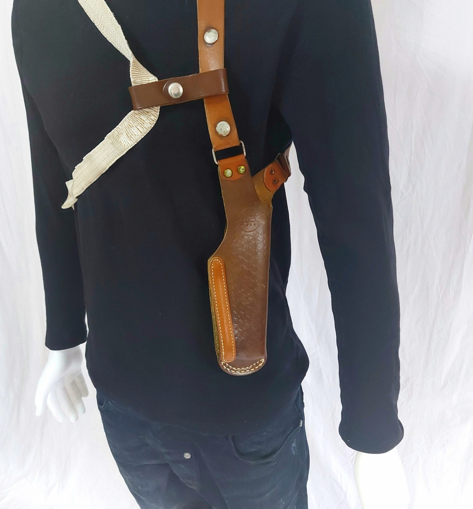 Vintage Brown Leather Holster Holster for Gun Pistol Gun Etsy Australia
