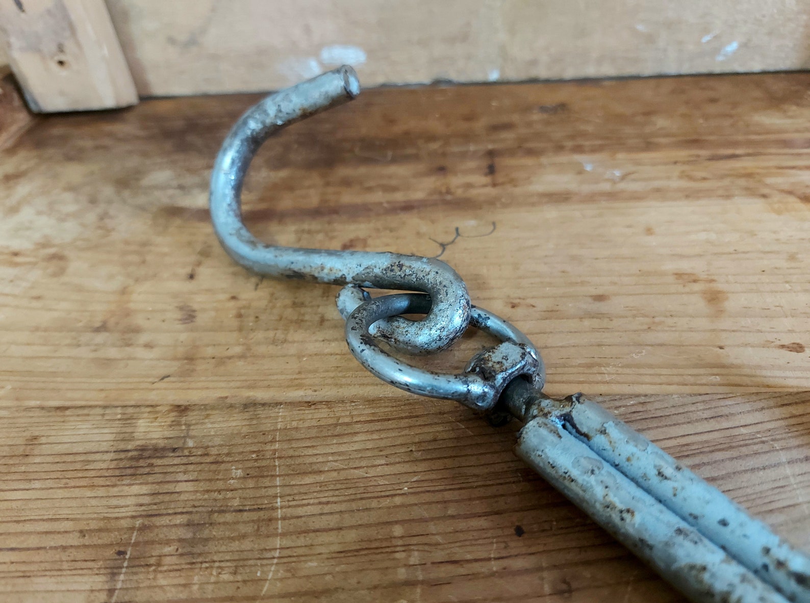 Antique Butcher Hook Primitive Hand Double Hooks Etsy