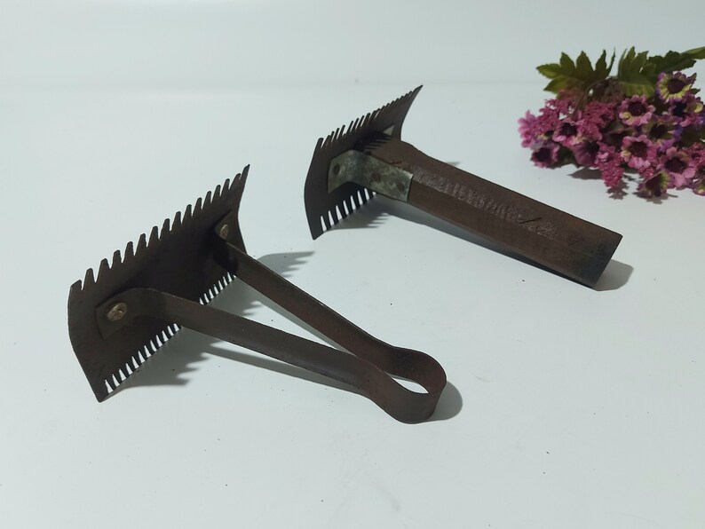 Antique Animal Comb Vintage Cow & Bull Horse Curry Comb Etsy