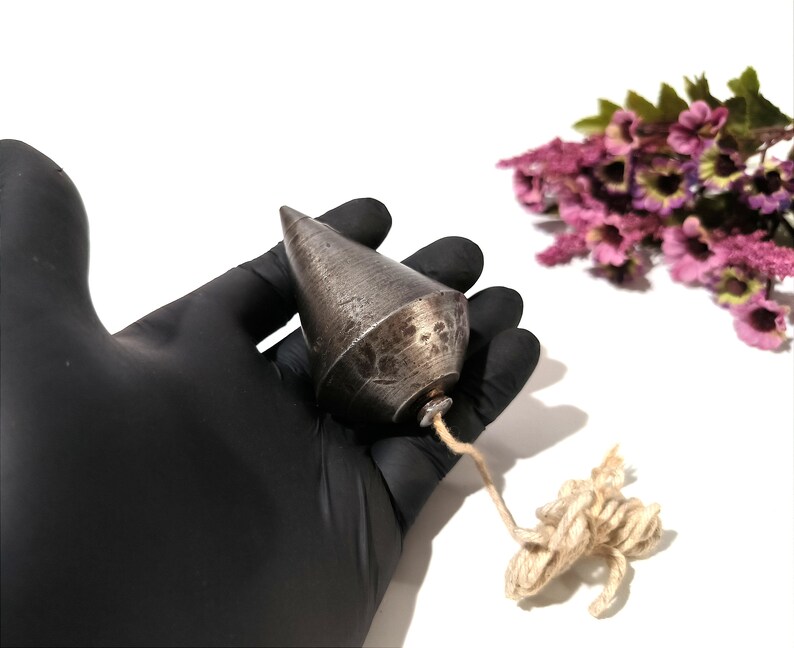 Vintage Plumb Cast Iron Plumb Bob With String Vertical Level Etsy