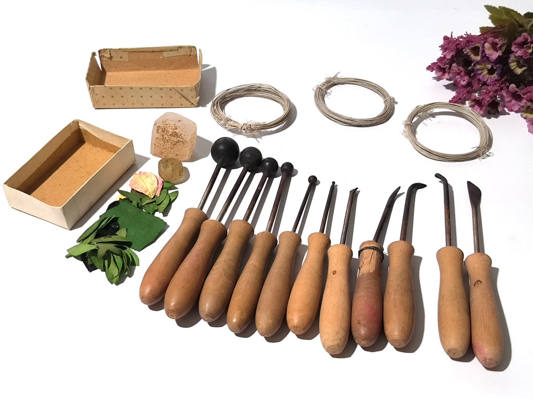 Millinery Flower Making Tools 11 Pcs Vintage Millinery Balls Etsy
