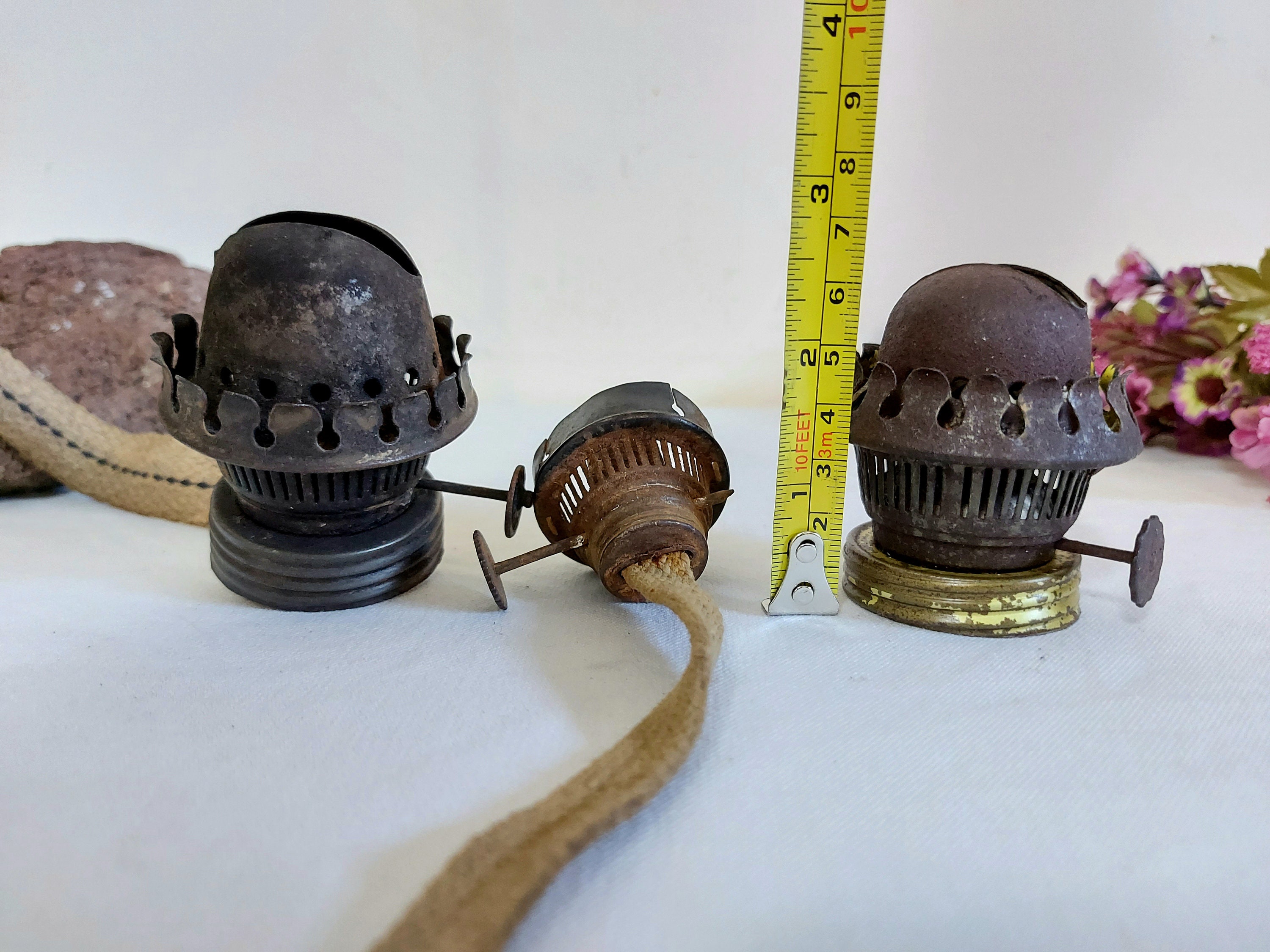 Vintage Kerosene Oil Lamps Mechanism 3 PCS Lamp Repair Part Etsy UK
