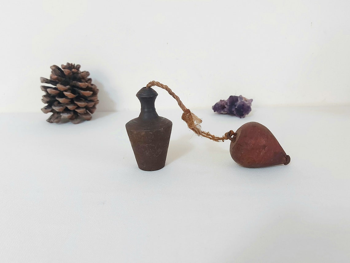 Vintage Plumb Iron Plumb Bob With String Vertical Level Etsy