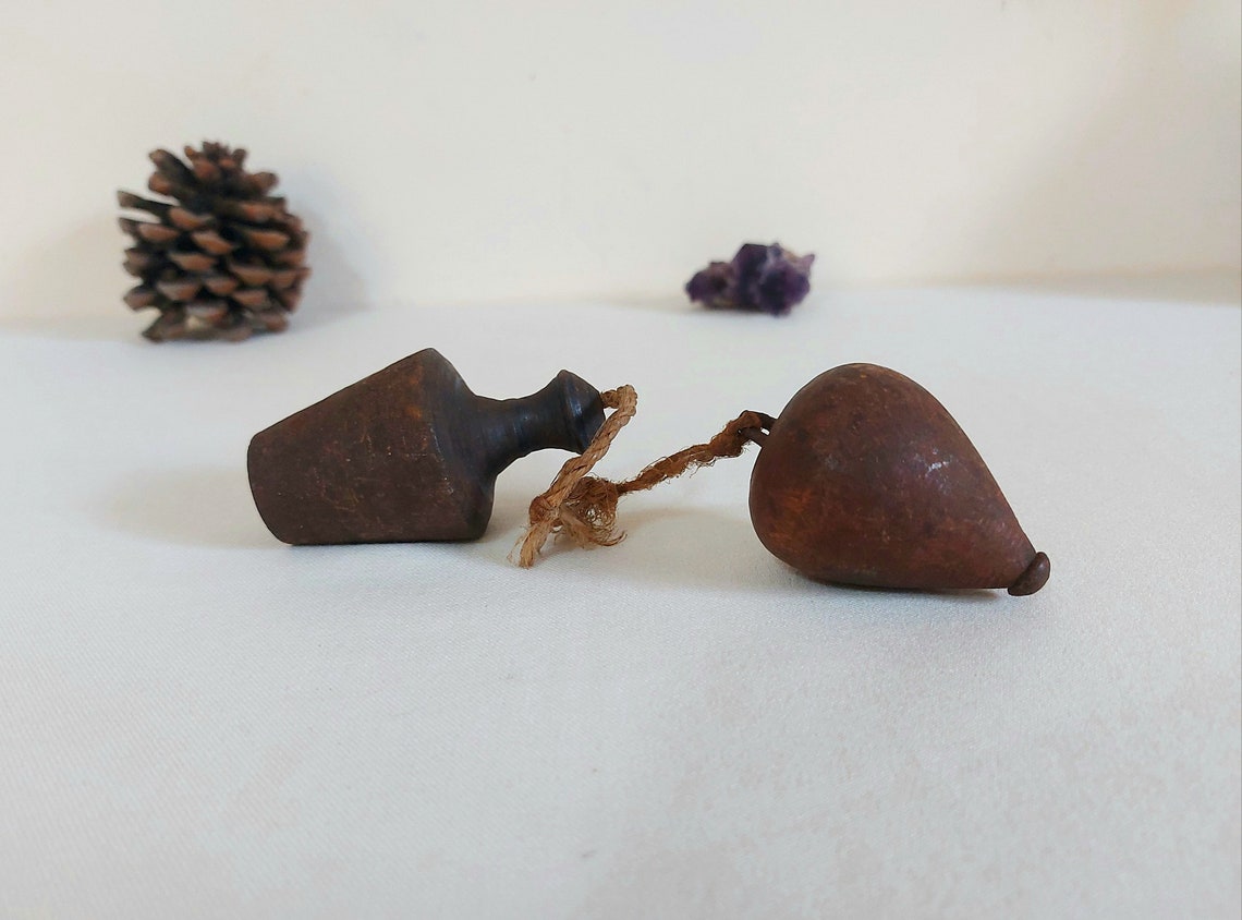 Vintage Plumb Iron Plumb Bob With String Vertical Level Etsy