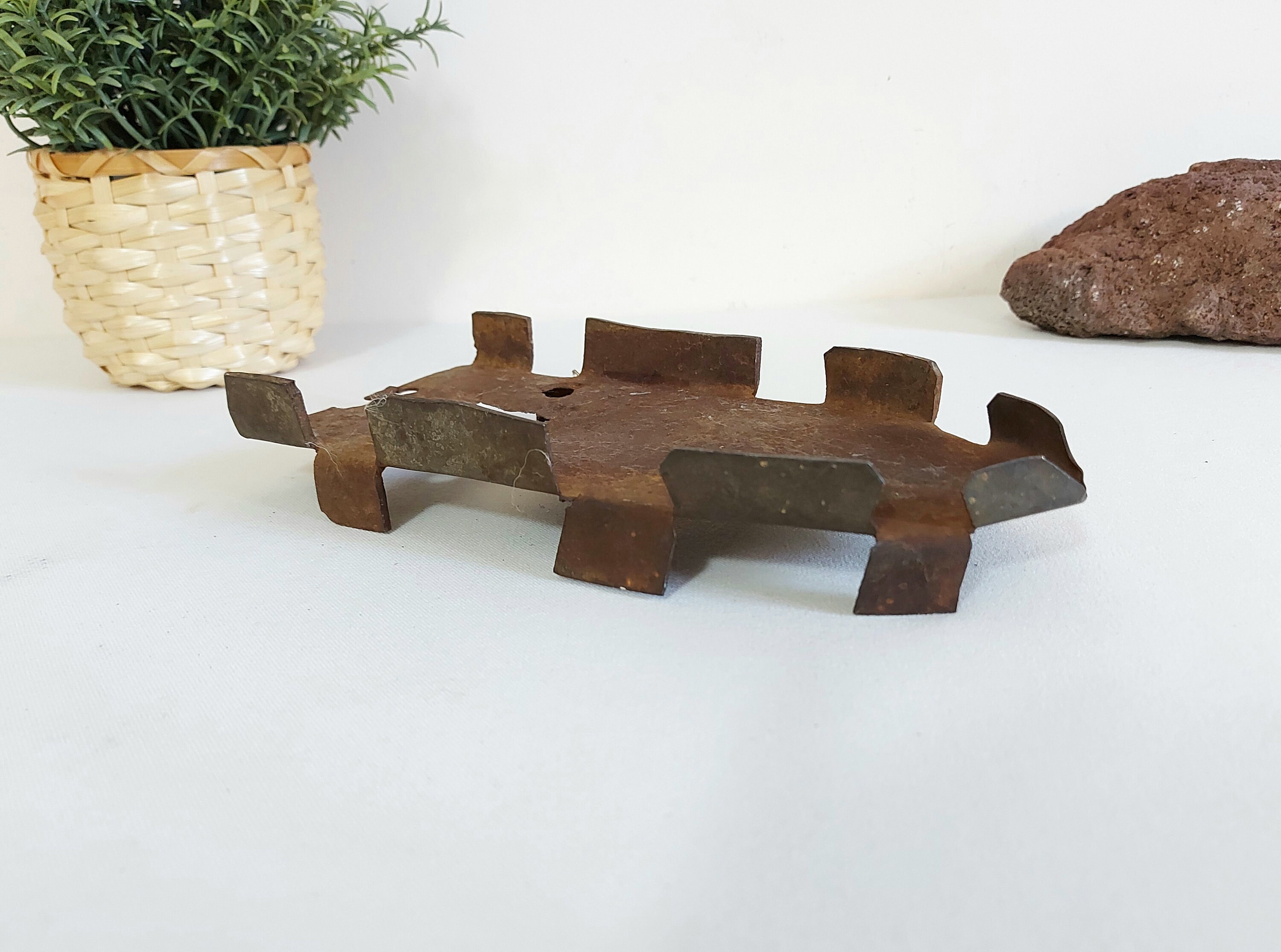 Antique Primitive iron Trivet Wrought iron Trivet Fire Pit Etsy