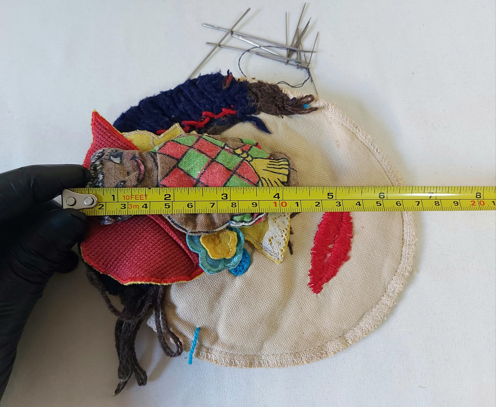 Vintage Pincushion Lot of 3 Pin Cushion Human Face Hand Etsy